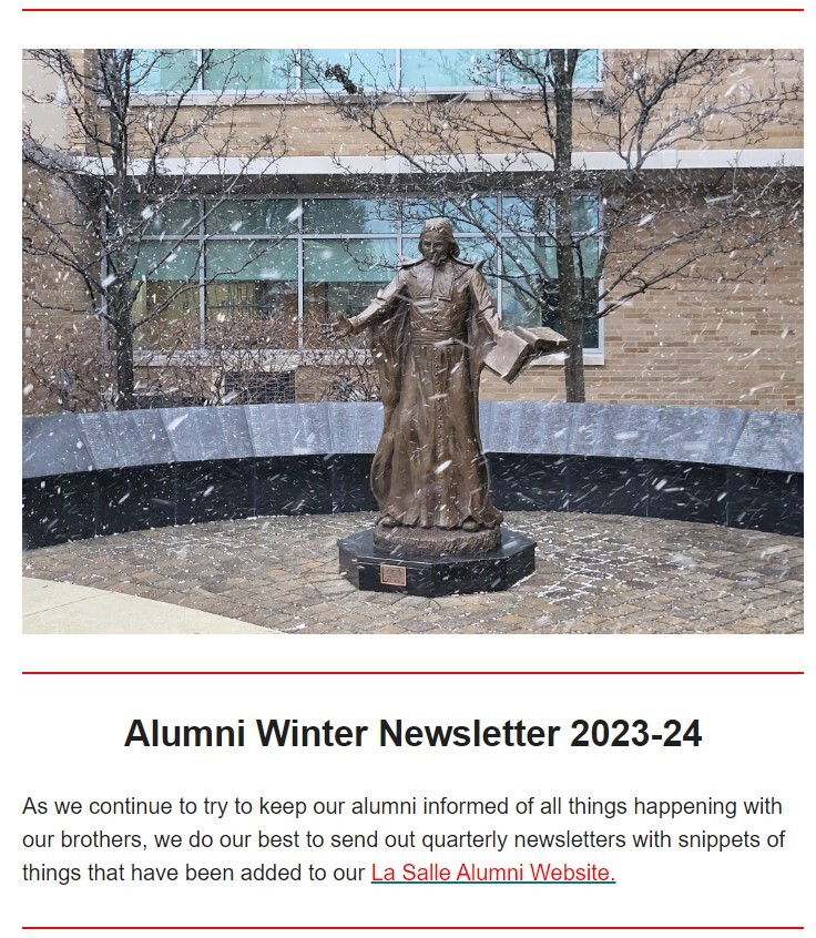 2023-24 Alumni Winter Newsletter